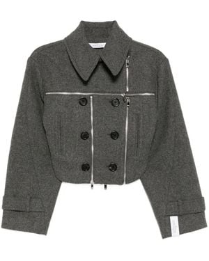 ROKH Double Breasted Jacket - Gray