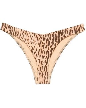 Zimmermann Bas De Bikini À Motif Léopard - Blanc