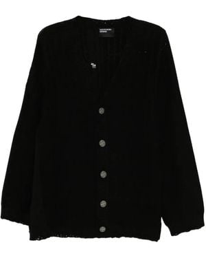 Enfants Riches Deprimes Asymmetrical Cardigan - Black