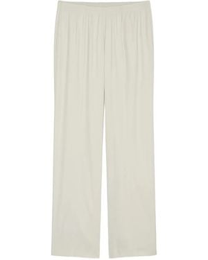 Marc O' Polo Elasticated-Waist Pants - White
