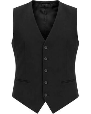 Dolce & Gabbana Pointed-Hem Waistcoat - Black