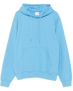 Arte' Long-Sleeve Logo-Print Hoodie - Blue