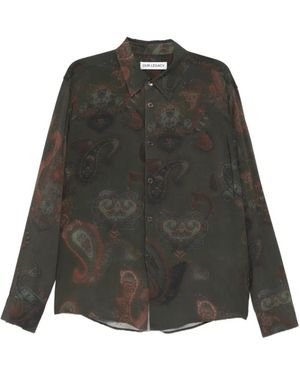Our Legacy Paisley Buttoned Shirt - Brown