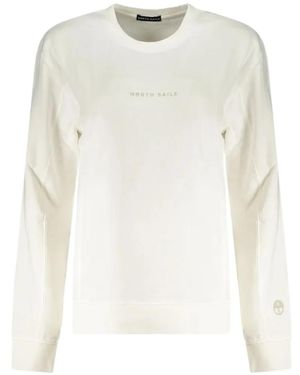 North Sails Logo-Print Sweatshirt - White