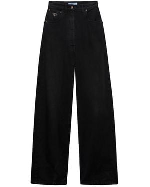 Prada Vaqueros anchos - Negro