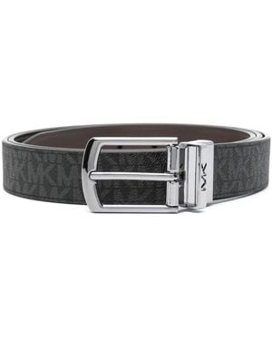Michael Kors リバーシブル ベルト - ブラック