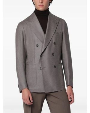 Tagliatore Double-Breasted Blazer - Gray
