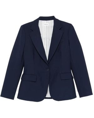 P.A.R.O.S.H. Single-Breasted Blazer - Blue