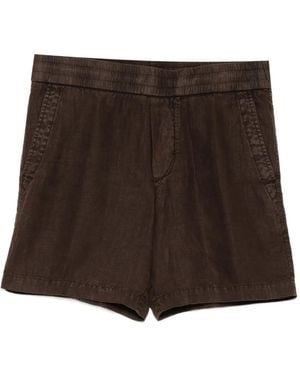 James Perse Lightweight Linen Shorts - Brown