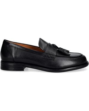 Vagabond Shoemakers Mocasines Linn Con Detalle De Borlas - Negro