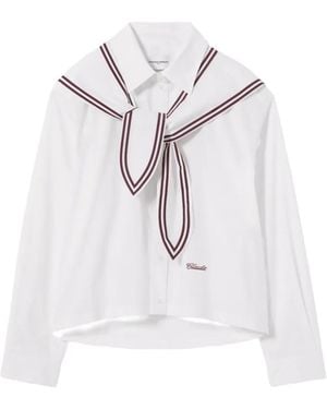 Claudie Pierlot Cotton Poplin Shirt - White