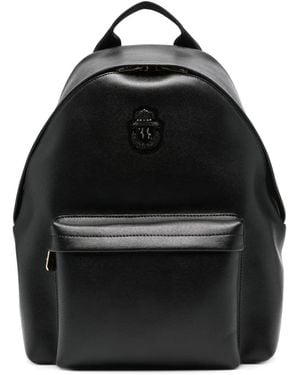 Billionaire Leather Backpack - Black