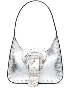 Moschino バックルディテール ハンドバッグ - ホワイト