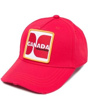 DSquared² Logo Patch Baseball Hat - Pink