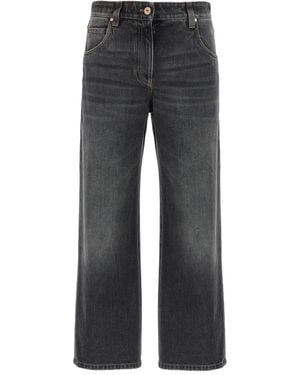 Brunello Cucinelli ストーンウォッシュ ジーンズ - グレー