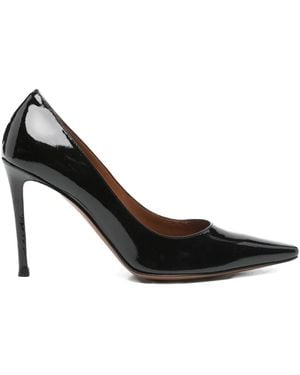 Roberto Festa 90Mm Pointed-Toe Leather Pumps - Black