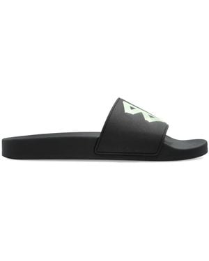 Balenciaga Pool Slide Sandal - Black
