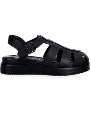 Barbour Hindburn Sandalen Mit Schnallenverschluss - Schwarz