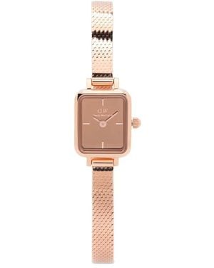 Daniel Wellington Quadro Mini Reflection 18Mm - Weiß