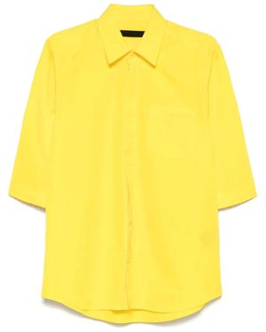 ALAINPAUL コットン シャツ - イエロー