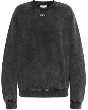 Off-White c/o Virgil Abloh Arrow-Appliqué Sweatshirt - Grey