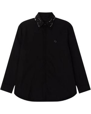John Richmond Safety-Pin Shirt - Black