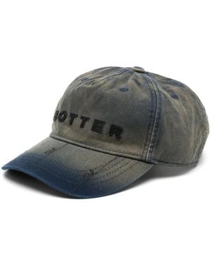 BOTTER Logo-Patch Distressed Baseball Cap - Grey