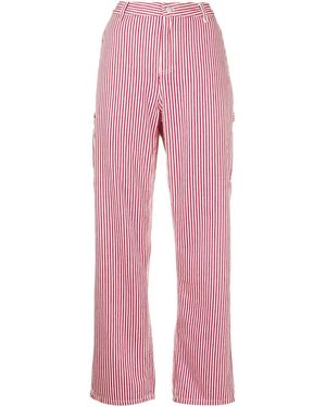 Carhartt Gestreifte Hose - Rot