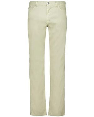 120% Lino Pantalon Ample À Coupe Sarouel - Multicolour