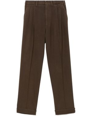 Dell'Oglio Tapered Pants - Brown