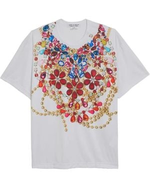 Comme des Garçons Smooth Print T-Shirt - White
