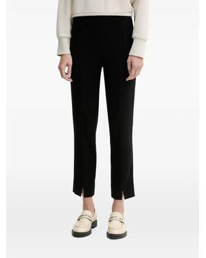 Joseph Ribkoff Split-Hem Trousers - Black
