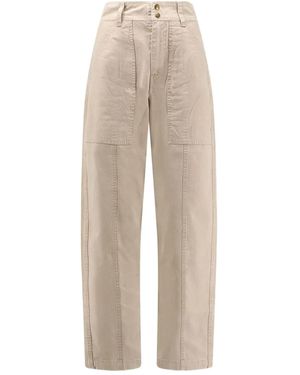 Isabel Marant Cotton Pants - Natural