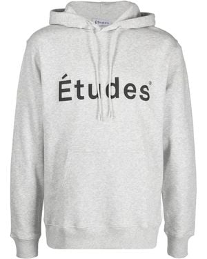 Etudes Studio Felpa Con Stampa - Grigio