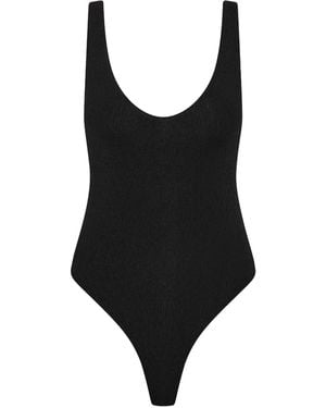 Rebecca Vallance Body Arial con cuello redondo - Negro