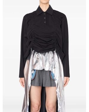 Kolor Ruched Top - Blue