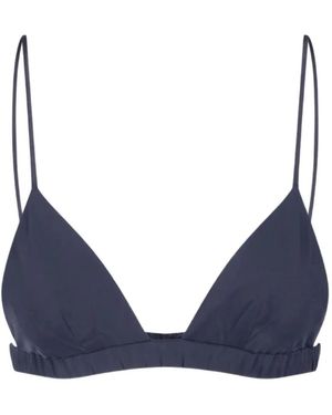 Frankie Shop Nina Satin Bralette - Blue