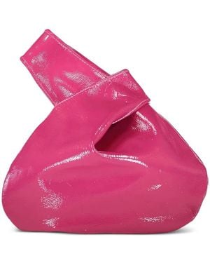 MARY SMALLWOOD Nexus Leather Tote Bag - Pink