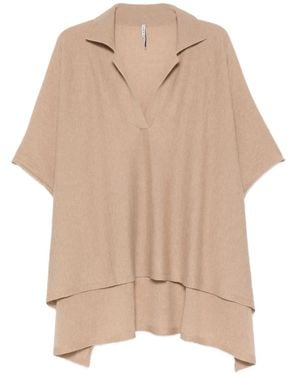Liviana Conti Layered Wool Sweater - Natural
