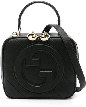 Gucci Blondie Leren Shopper - Zwart