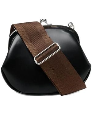 Comme des Garçons Bolso mini con cierre de broche - Negro