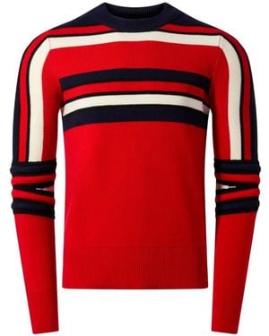 Perfect Moment Merino Wool Slalom Jumper - Red