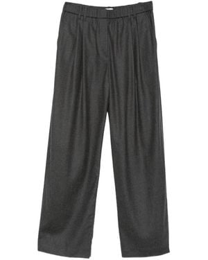 Brunello Cucinelli Pleated Wool Trousers - Grey