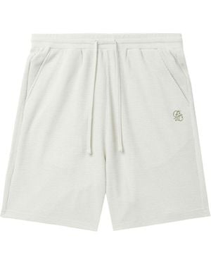 FIVE CM Logo-Embroidered Track Shorts - White