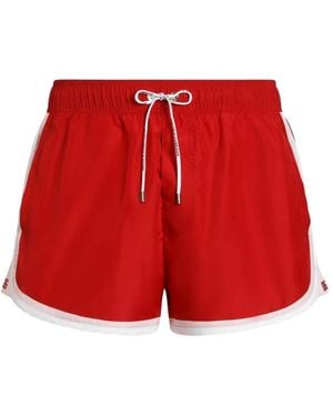 Dolce & Gabbana Short Swim Boxer Shorts - Red