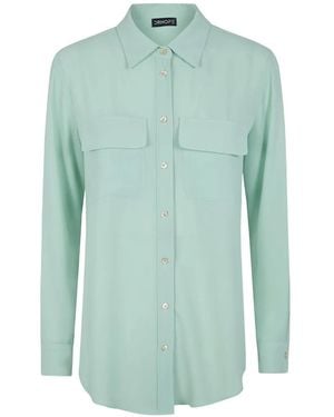 DR. HOPE Flap-Pocket Shirt - Blue