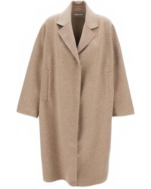 Dusan Manteau Droit À Simple Boutonnage - Natural