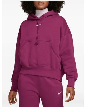 Nike Phoenix Fleece Oversized Hoodie - Purple