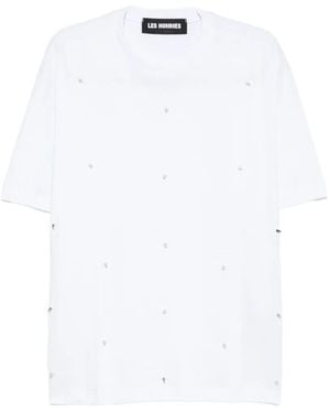 Les Hommes Spikes T-Shirt - White