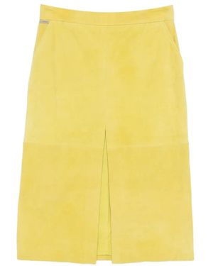 Iceberg Slit Skirt - Yellow